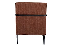 Design fauteuil terra geribde stof showroommodel (1x) - afbeelding 5 van  5