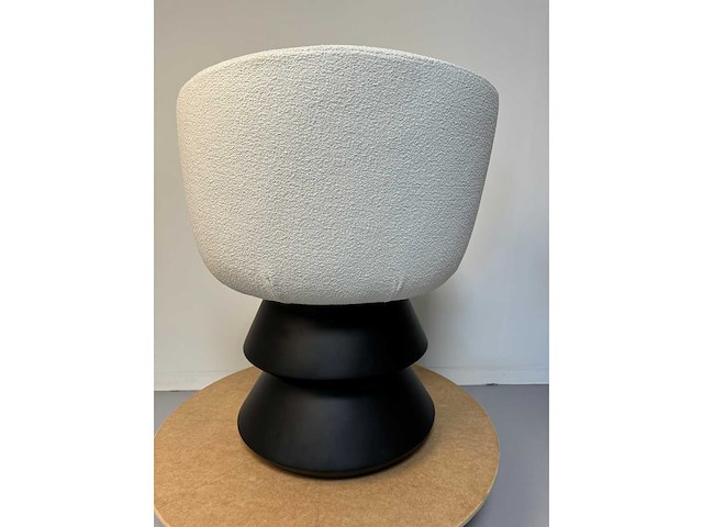 Design fauteuil zwart pu leer showroommodel(1x) - afbeelding 6 van  6