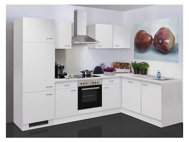 Design hoek keuken met apparatuur, kevin, wit - afbeelding 2 van  9
