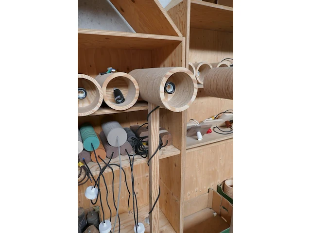 Design houten hanglampen - afbeelding 3 van  11
