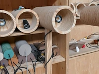 Design houten hanglampen - afbeelding 3 van  11