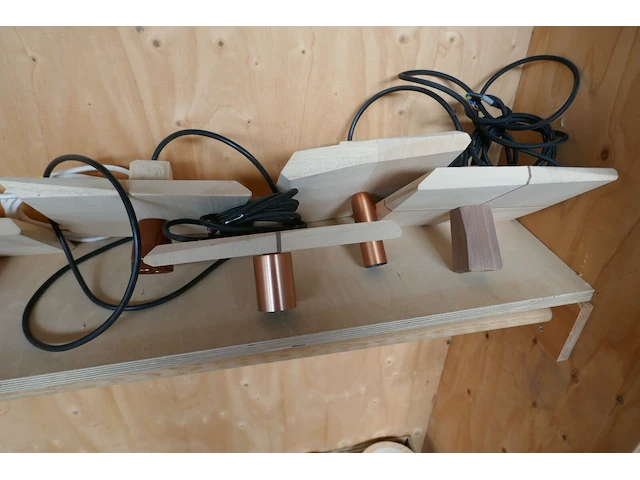 Design houten hanglampen - afbeelding 7 van  11