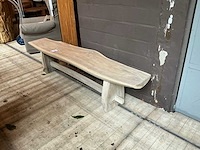 Design houten zitbank