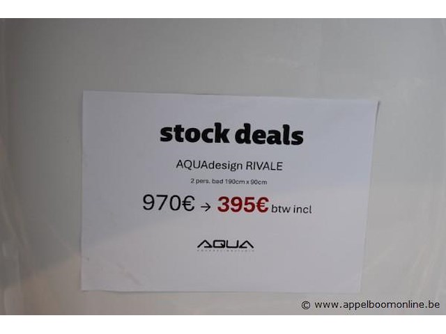 Design inbouw ligbad aquadesign rivale 190x103 - afbeelding 2 van  3