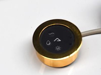 Design massage/chromo bad dia 210 vv vergulde accesoires - afbeelding 3 van  5