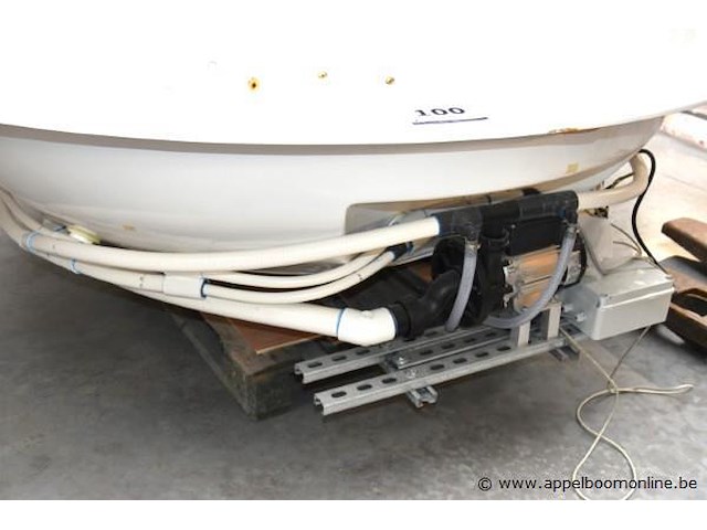 Design massage/chromo bad dia 210 vv vergulde accesoires - afbeelding 4 van  5