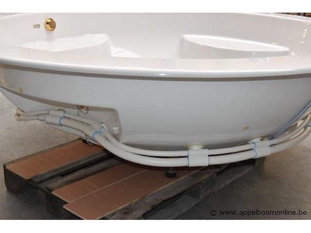 Design massage/chromo bad dia 210 vv vergulde accesoires - afbeelding 5 van  5