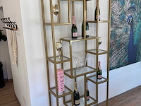 Design metalen etalagekasten/displayrekken met glazen leggers - afbeelding 2 van  3
