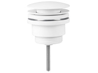 Design sifon met afvoerplug mat wit - afbeelding 4 van  5