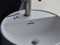 Design staande wasbak aqua vv kraan dia 44 - afbeelding 2 van  3