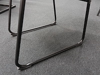 Design stoel cognac imitatieleder – set van 8 - afbeelding 5 van  7