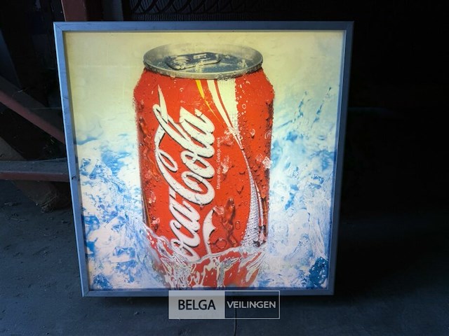 Design verlichting coca-cola 50x50 cm - afbeelding 1 van  2