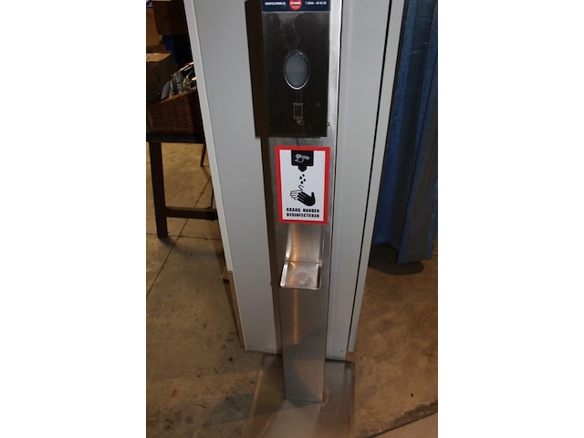 Desinfectiezuil rvs - afbeelding 1 van  2