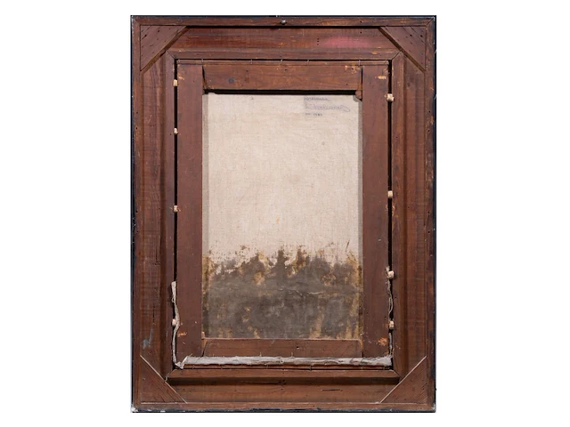 Desiré mergaert (act.1865-1890), 'la pascuccia', 1866, oil on canvas 90 x 62 cm. (35.42 x 24.41 in.), frame: 118 x 90 cm. (46.46 x 35.42 in.) - afbeelding 3 van  7