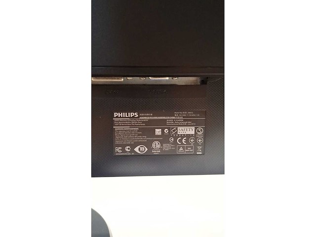 Desktop philips 246v5l — 24" full hd led monitor - afbeelding 3 van  3
