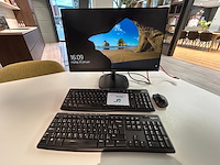 Desktop + scherm, muis en toetsenbord