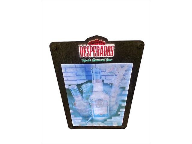 Desperados - reclamebord met led verlichting - 52 x 35 cm. - afbeelding 3 van  4