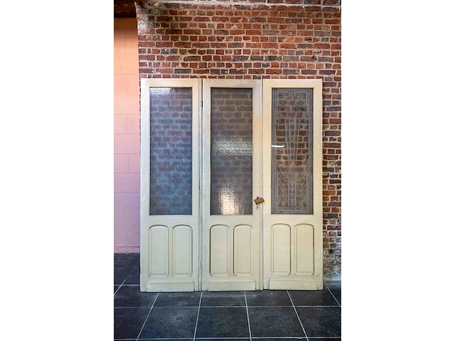 Deur met glas 3-delig - afbeelding 1 van  2