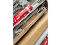 Deurbeslag inox + deurpompen - afbeelding 1 van  8