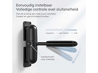 Deurdranger - hydraulisch en verstelbaar - deurdrangers voor binnen - tot 60 kg - geruisloos sluiten - afbeelding 6 van  6
