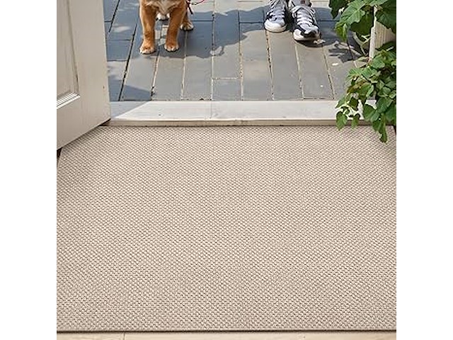 Deurmat beige 92*142cm - afbeelding 1 van  3
