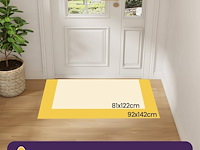 Deurmat beige 92*142cm - afbeelding 2 van  3