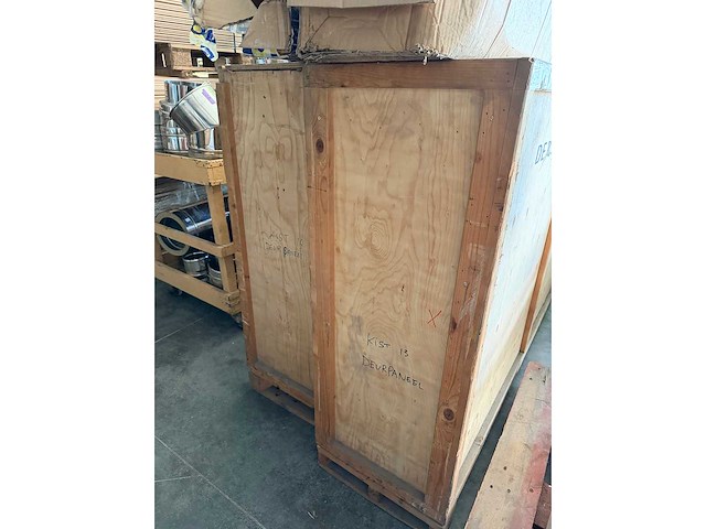 Deurpaneelkist (2 stuks) inclusief 2 deuren per kist - afbeelding 1 van  4