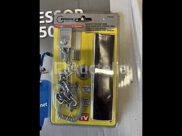 Deurschuif met ketting - afbeelding 2 van  2