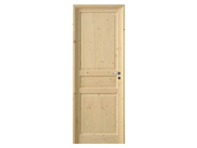 Deurset sparrenhaagbeuk h.204 x b.73 cm, links duwen - afbeelding 2 van  5