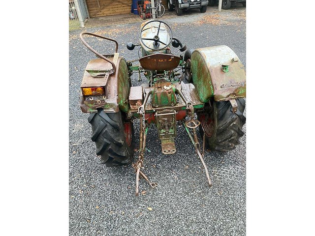 Deutz - 1958 - d25s - tweewielaangedreven landbouwtractor - afbeelding 3 van  10