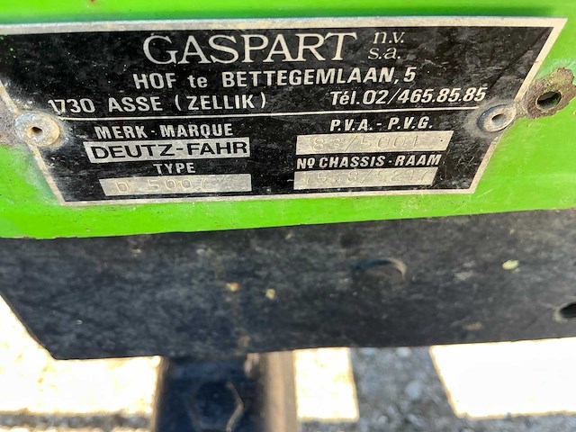 Deutz-fahr d5007 tractor - afbeelding 14 van  15