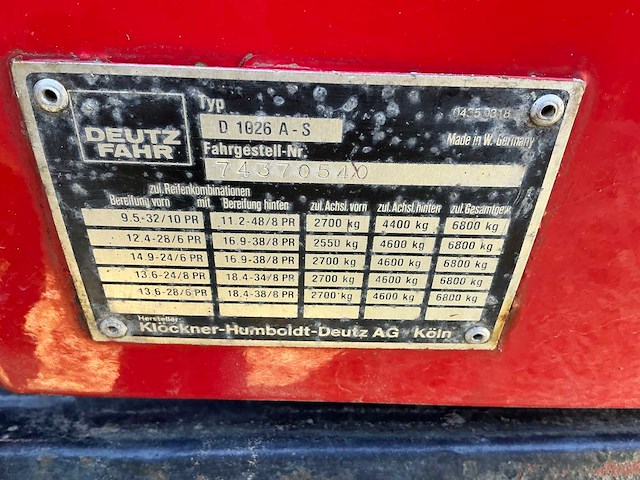 Deutz-fahr dx6.10 landbouwtractor - afbeelding 2 van  20