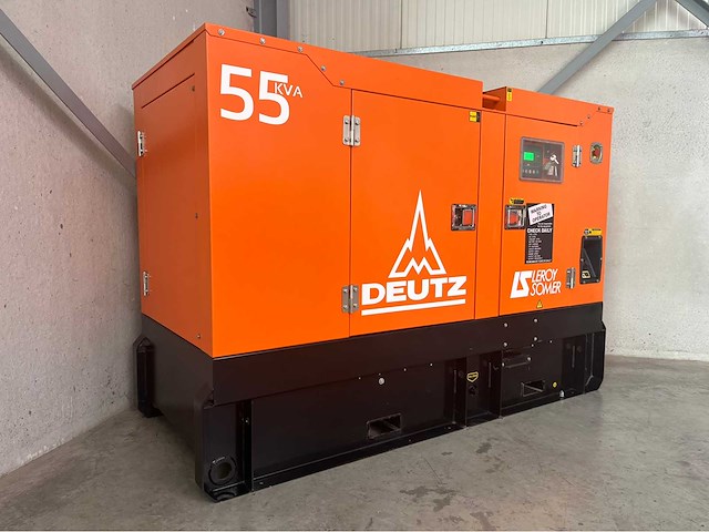 Deutz — leroy-somer 55 kva noodstroomaggregaat - afbeelding 1 van  39