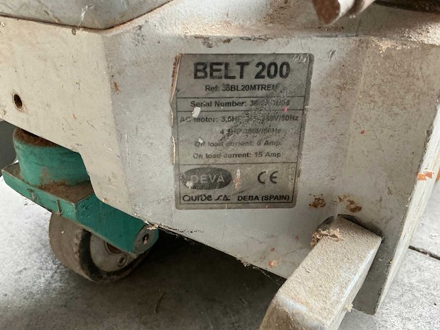 Deva belt 200 schuurmachine - afbeelding 4 van  4