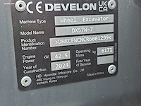 Develon dx57w-7 mobiele graafmachine 2024 - afbeelding 8 van  46