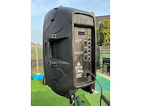 Devine onyx 15a bt – 15” actieve speaker + statief – werkend – klein defect volumeknop - afbeelding 2 van  4