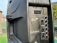 Devine onyx 15a bt – 15” actieve speaker + statief – werkend – klein defect volumeknop - afbeelding 3 van  4