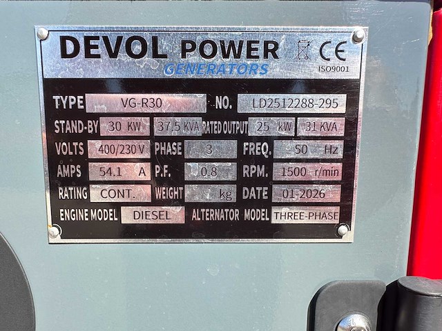 Devol power - 2026 - vg-r30 - stroomgenerator - afbeelding 11 van  19