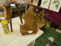 Devotica beeld in massief hout - afbeelding 1 van  2