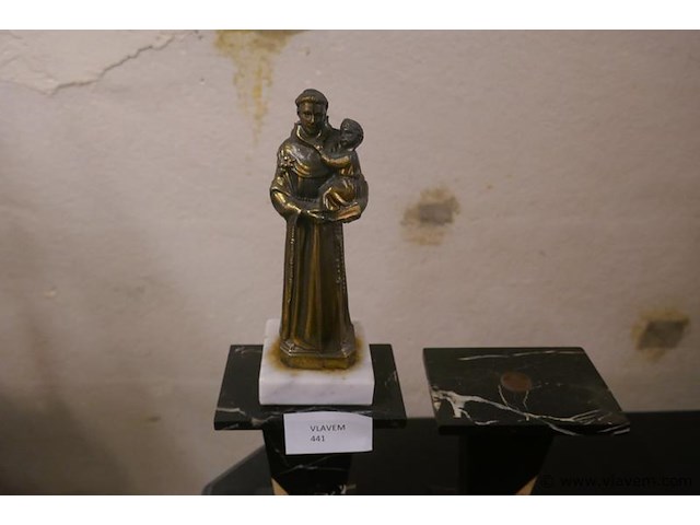 Devotica beeldje in koper - afbeelding 1 van  1