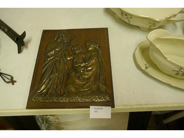 Devotica kader met koper - afbeelding 1 van  1