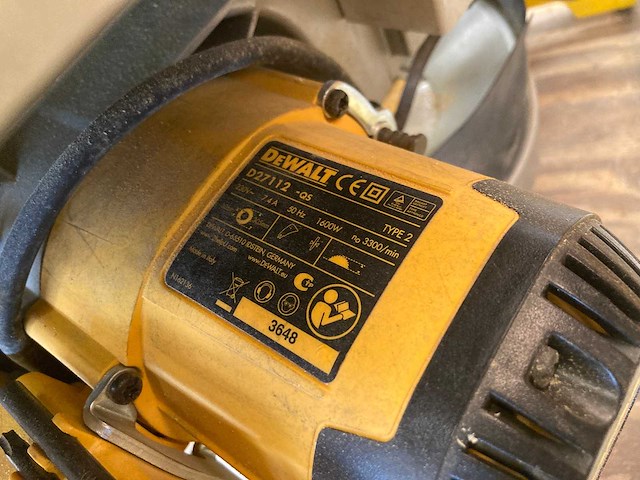 Dewalt - afkortzaagmachine - afbeelding 3 van  5