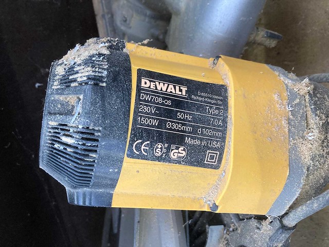 Dewalt - dw708-qs - afkortcirkelzaagmachine met werkbank - afbeelding 8 van  14