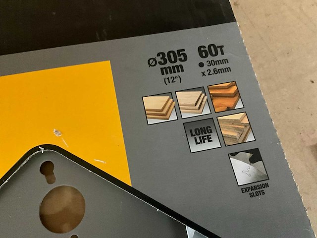 Dewalt 60t zaagblad - afbeelding 3 van  5