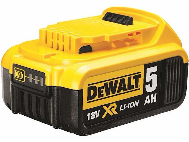 Dewalt accu 18v 5ah + lader dcb1104 - afbeelding 1 van  5