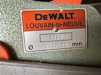 Dewalt afkortzaagmachine - inbouw - blade sawing machine - 1980 - afbeelding 3 van  3