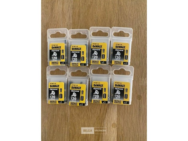 Dewalt bit t20 verpakt 8 x 5 stuks - afbeelding 1 van  2