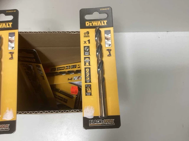 Dewalt black & gold hss metaalboren partij - doos met blisters - afbeelding 3 van  5