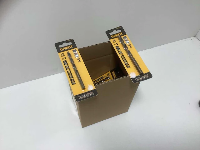 Dewalt black & gold hss metaalboren partij - doos met blisters - afbeelding 5 van  5