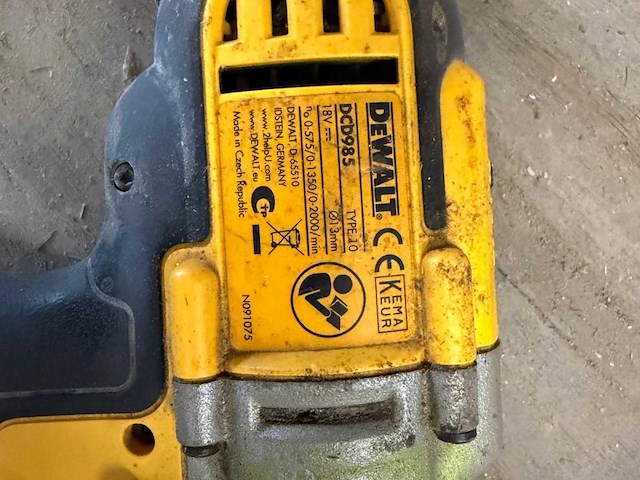 Dewalt boormachine en slagschroevendraaier - afbeelding 5 van  8